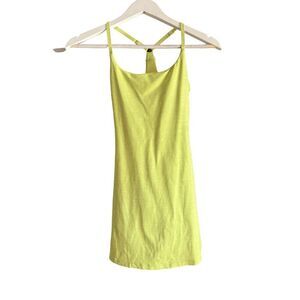 Outdoor Voice NWOT Exercise Mini Dress in Margarita Neon Yellow